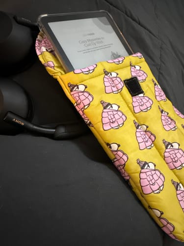 Customer photo review of Puffy Tablet Sleeve 8" - Mini Puffer Snoopy