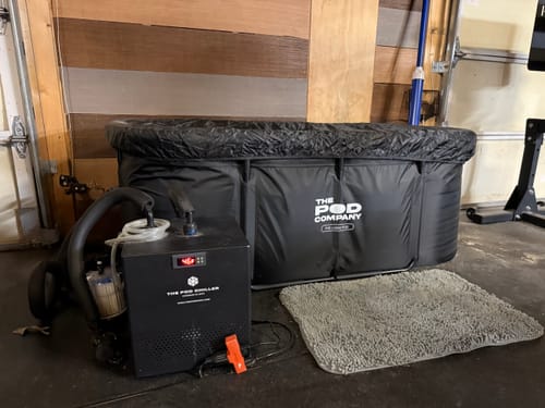 Customer photo review of The Shower Pod