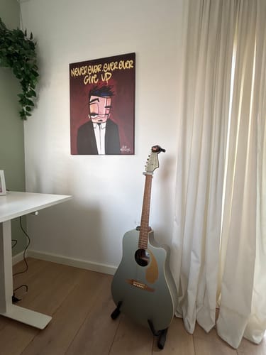 Customer photo review of Never ever ever ever give up