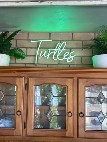 Customer photo review of Custom Neon Signs