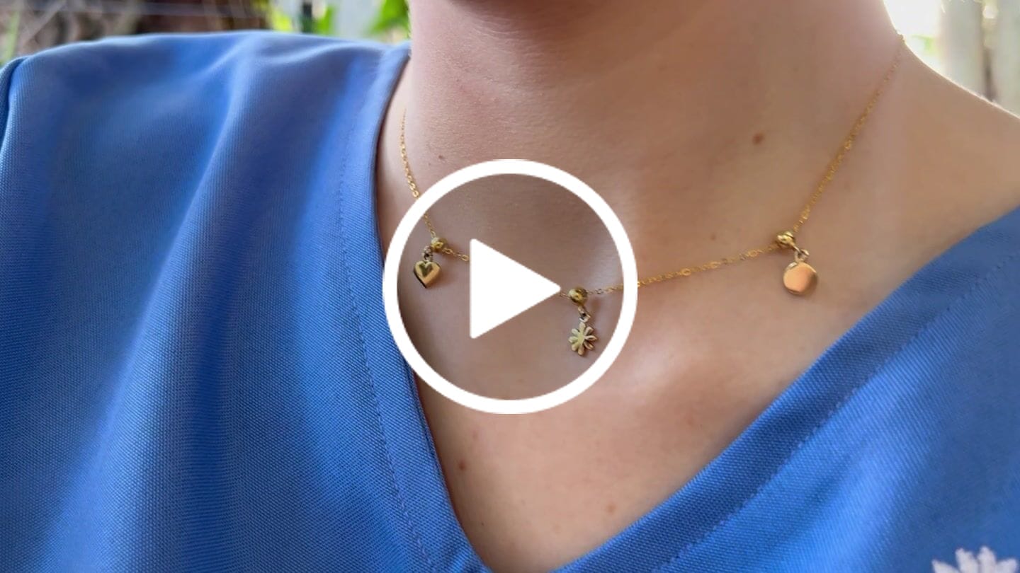 Customer video review of Free Heart Charm