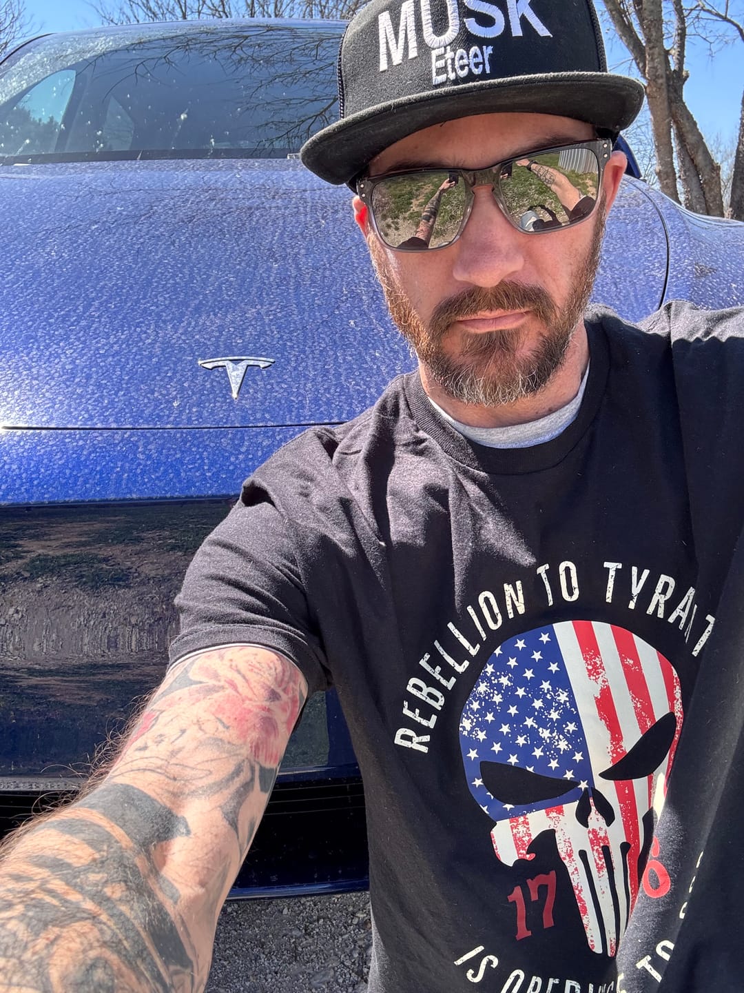 Customer photo review of Rebellion To Tyrants T-Shirt