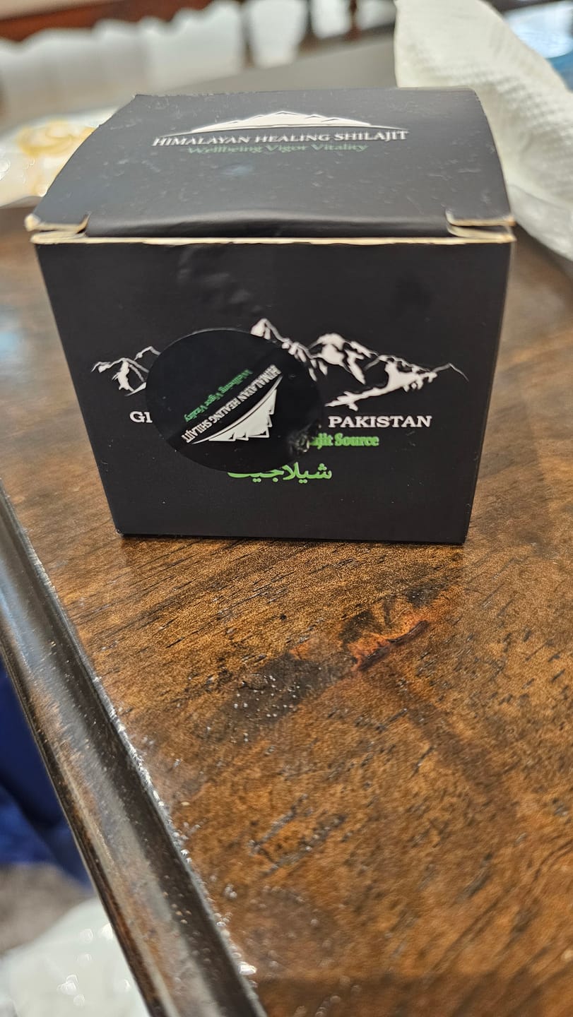 Customer photo review of Pure Himalayan Shilajit | Gold Grade Quality - 15Gram