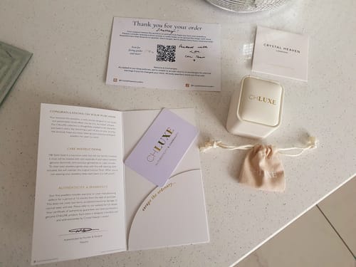 Customer photo review of CHLUXE Vogue Curved Rook Barbell - 14K White Gold