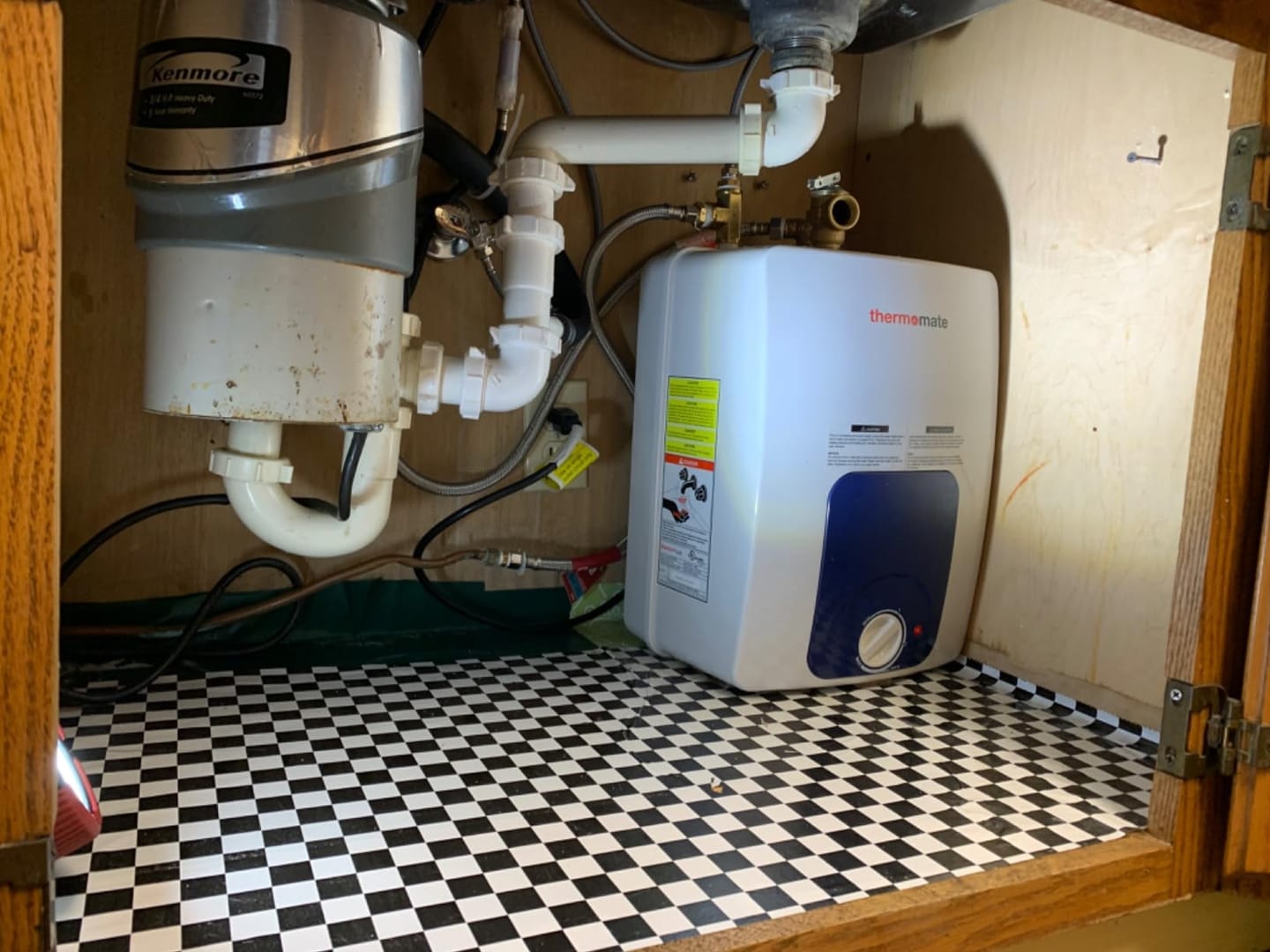 Customer photo review of 1.32 Gallon Point of Use Mini Tank Electric Water Heater w/ UL Listed - 120V