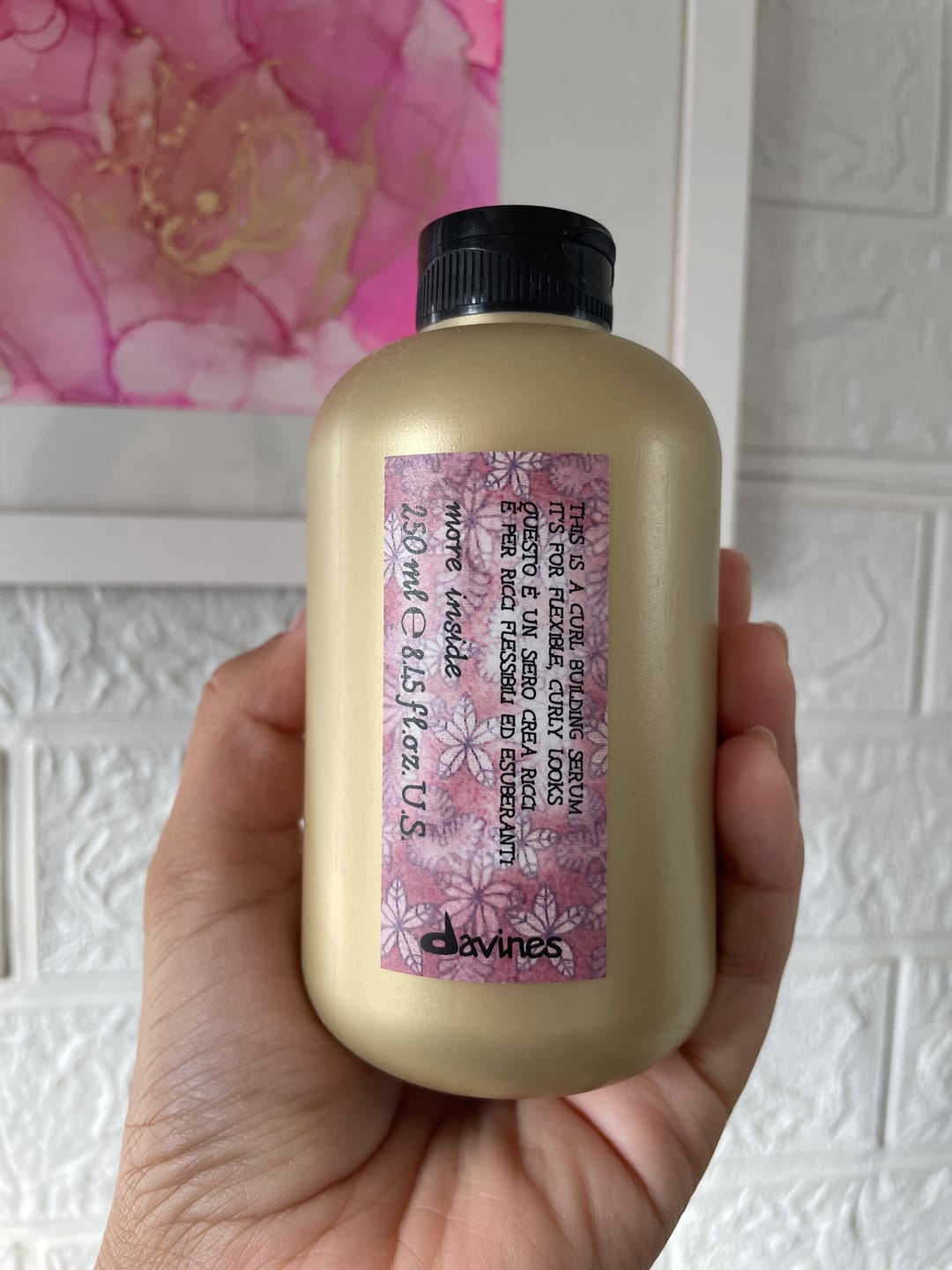 Customer photo review of Sérum Crea Rizos More Inside Davines