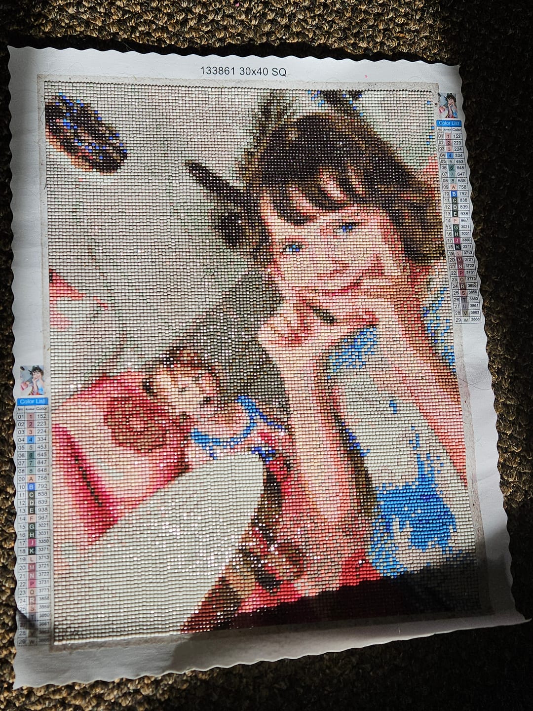 Customer photo review of Custom Diamond Painting