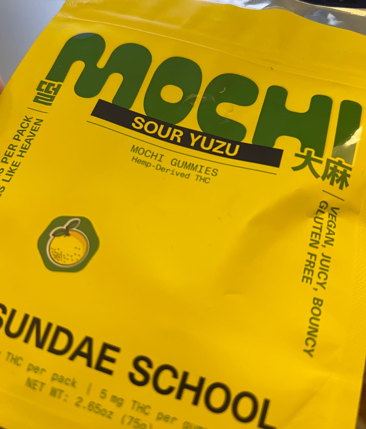 Customer photo review of Sour Yuzu Refill Pack