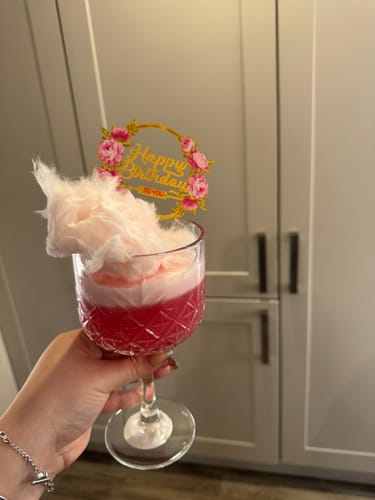 Customer photo review of The Birthday Cocktail Kit