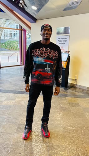 Customer photo review of Godspeed Pitstop Thermal L/S Washed Black