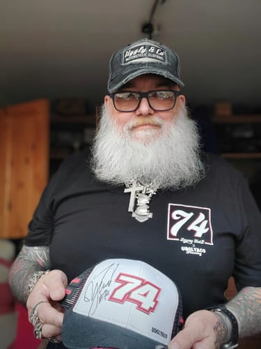 Customer photo review of Davey Todd '74' Tee