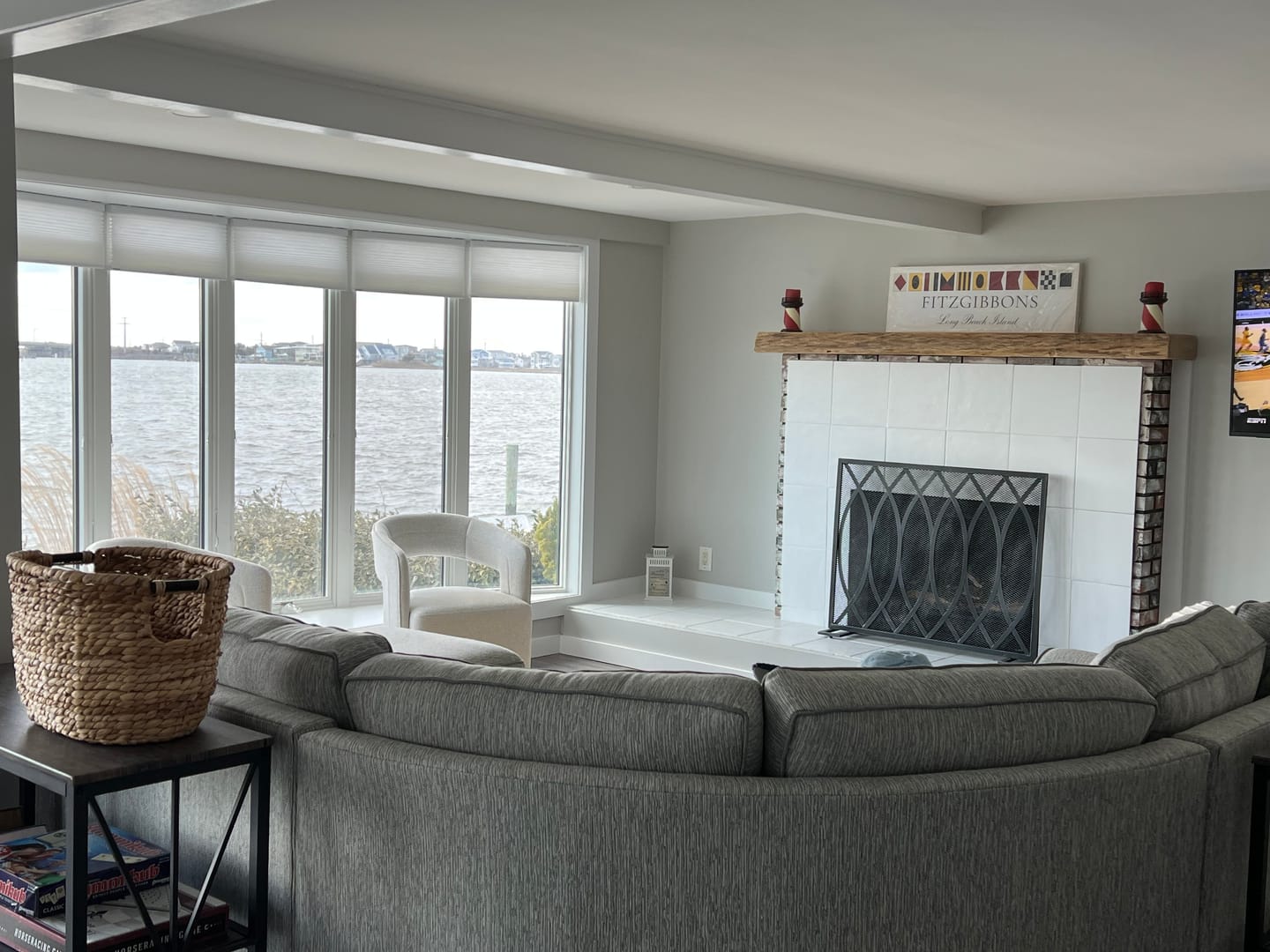 Customer photo review of Personalized Nautical Flags Wall Decor