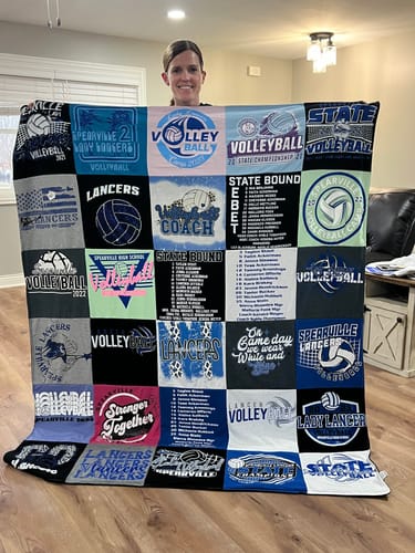 Customer photo review of T Shirt Quilt by Project Repat