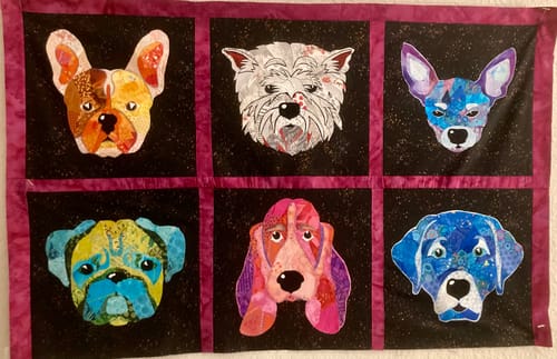 Customer photo review of Pop Art Pups Downloadable Pattern