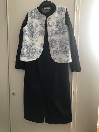 Customer photo review of Robe Cyrielle - jean bleu nuit