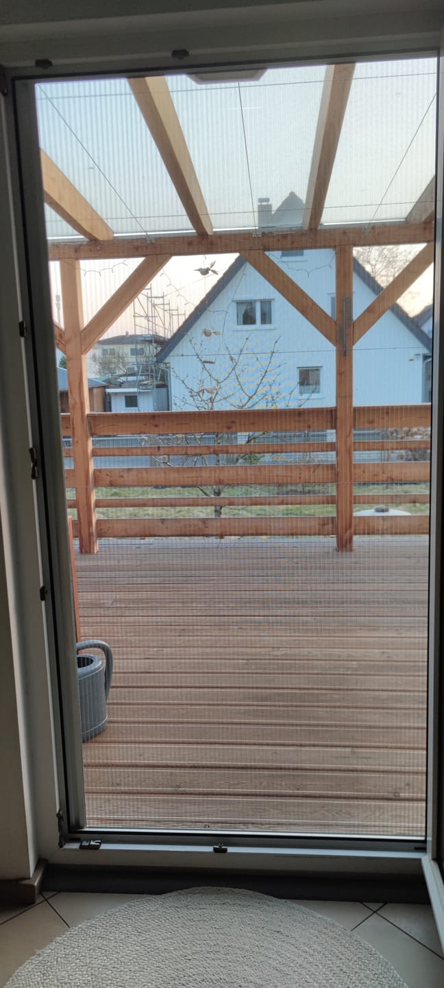 Customer photo review of Fliegengitter zum Schieben
