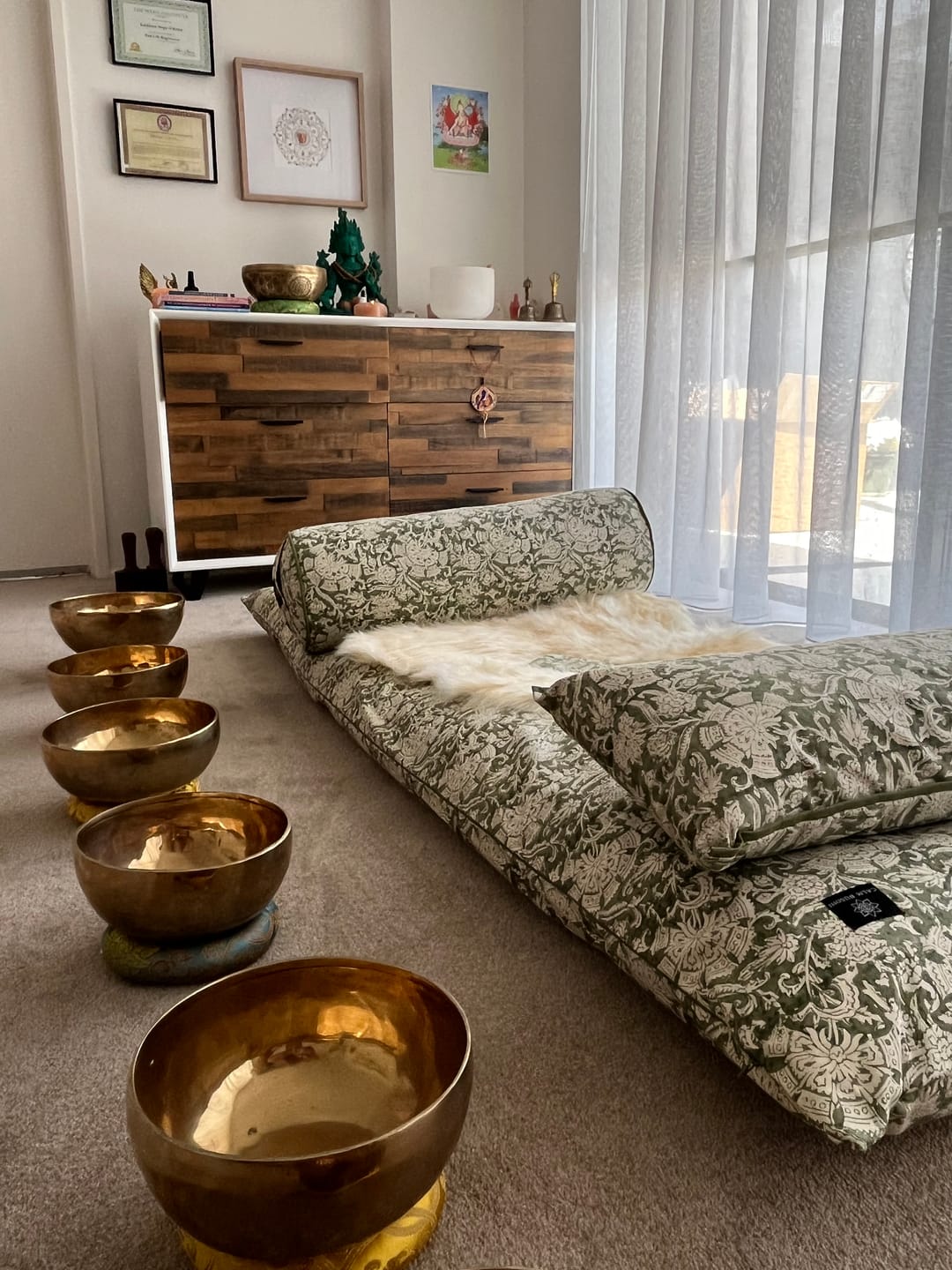 Customer photo review of New Gaia  - Yoga Nidra and Meditation Comfort Bundle