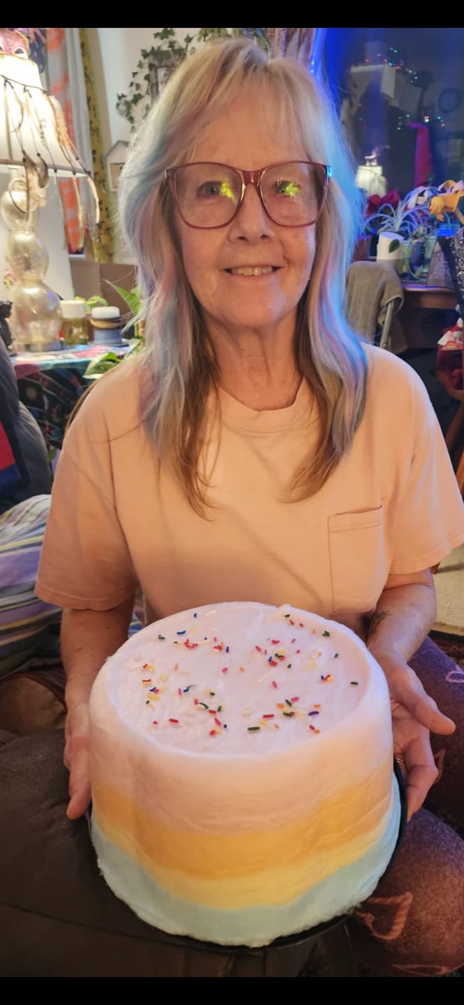 Customer photo review of Mystery Cloud Cake