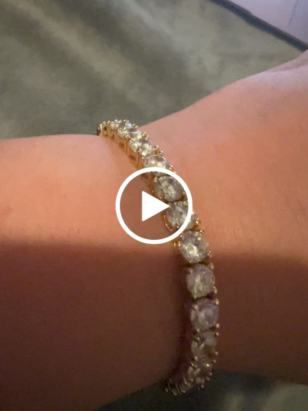 Customer video review of 5mm Tennis Bracelet - Gold