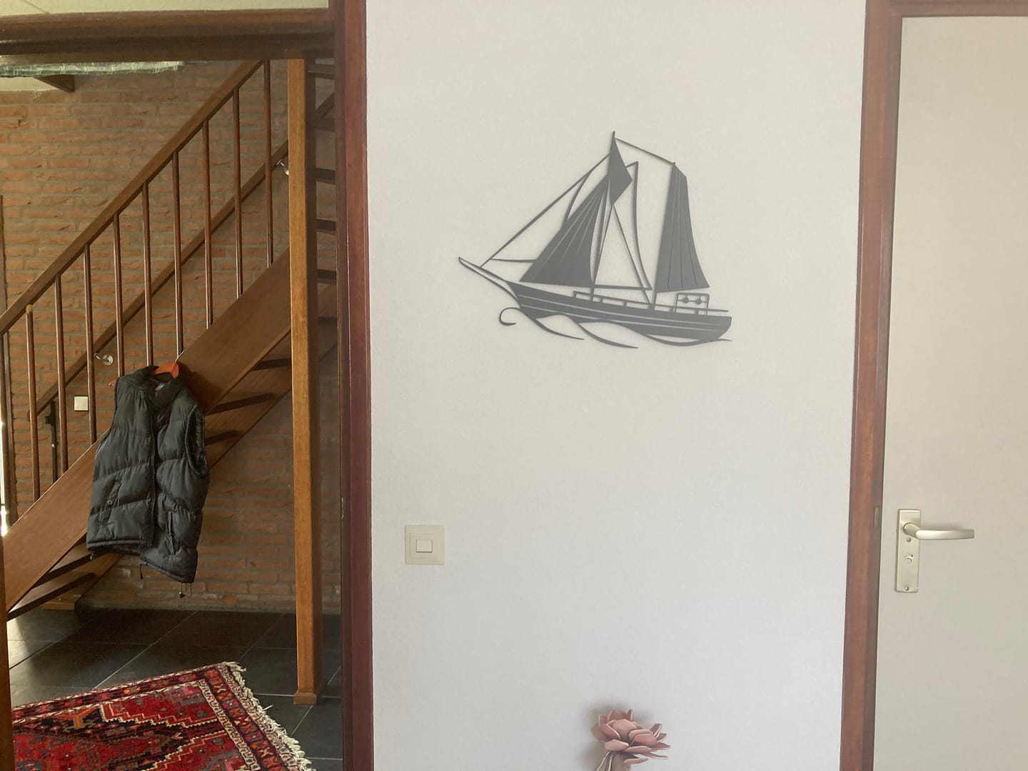Customer photo review of Décoration Murale en Métal - Bateau à voile