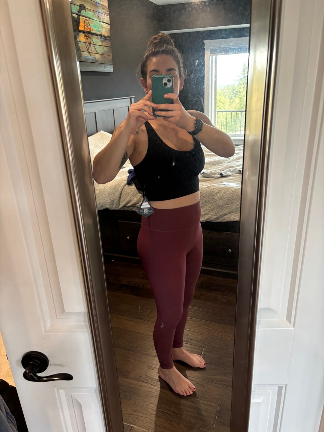 Customer photo review of Ribbed Leggings