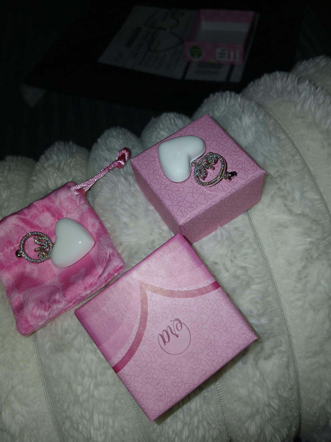 Customer photo review of White Era Adore Silver Earrings