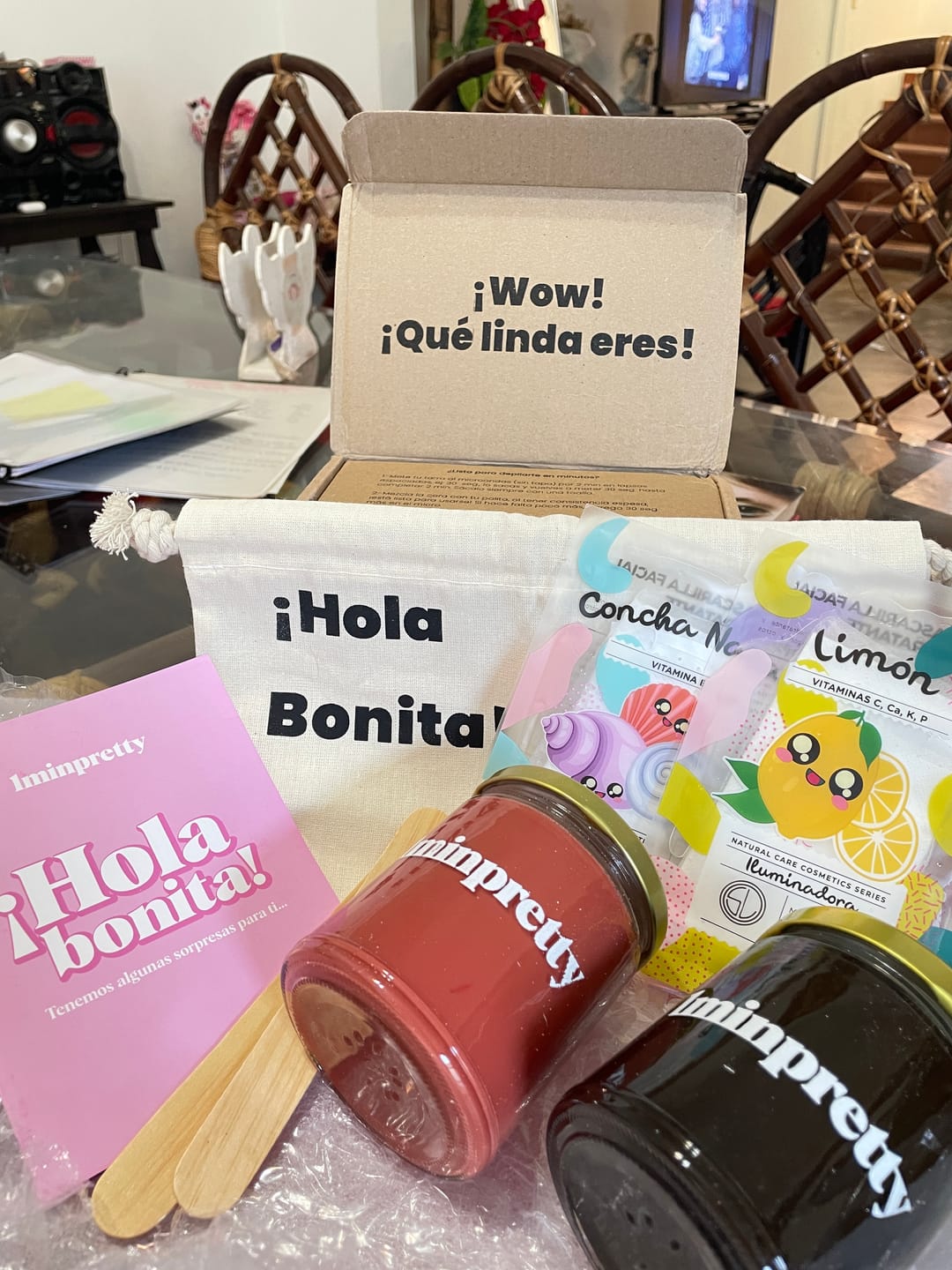 Customer photo review of Kit de 2 tarros de cera con envío gratis mx