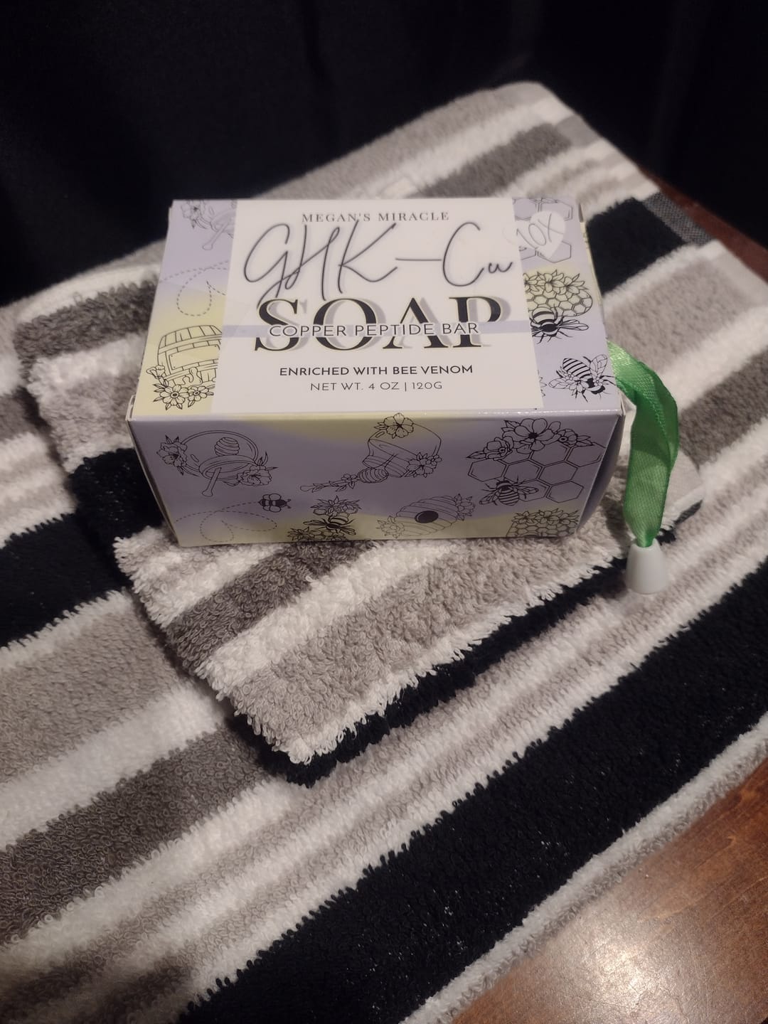 Customer photo review of GHK-Cu Peptide Soap Bar