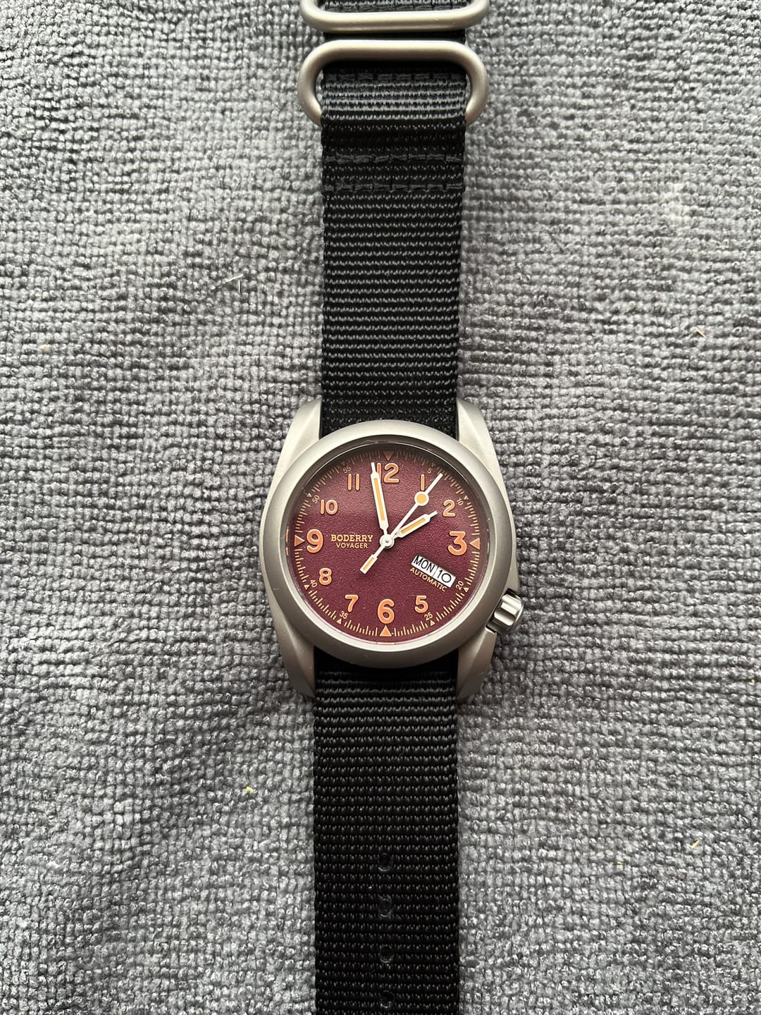 Customer photo review of 22mm Wide Nylon Strap