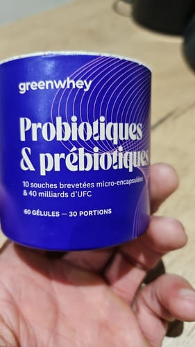 Customer photo review of Probiotiques & Prébiotiques