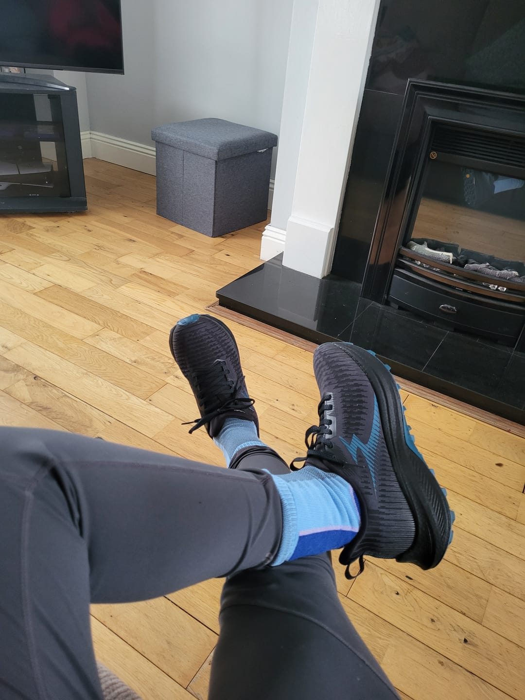 Customer photo review of 1000 Mile Trek Sock Twin Pack Ladies
