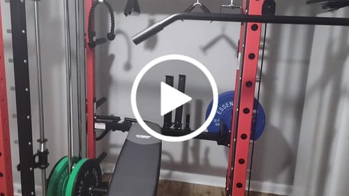 Customer video review of RitFit M1 Multi-Functional Smith Machine 2.0 with Cable Crossover System and Squat Rack for Home Gym