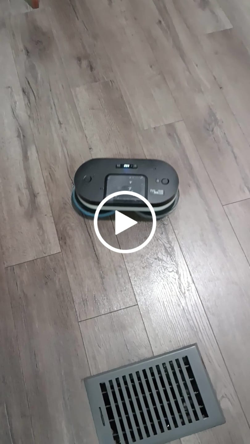 Customer video review of EVERYBOT Edge 2 Robot Mop - Whisper Quiet Smart Mopping Robot Cleaner