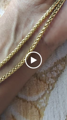Customer video review of Wheat Chain | 3 MM