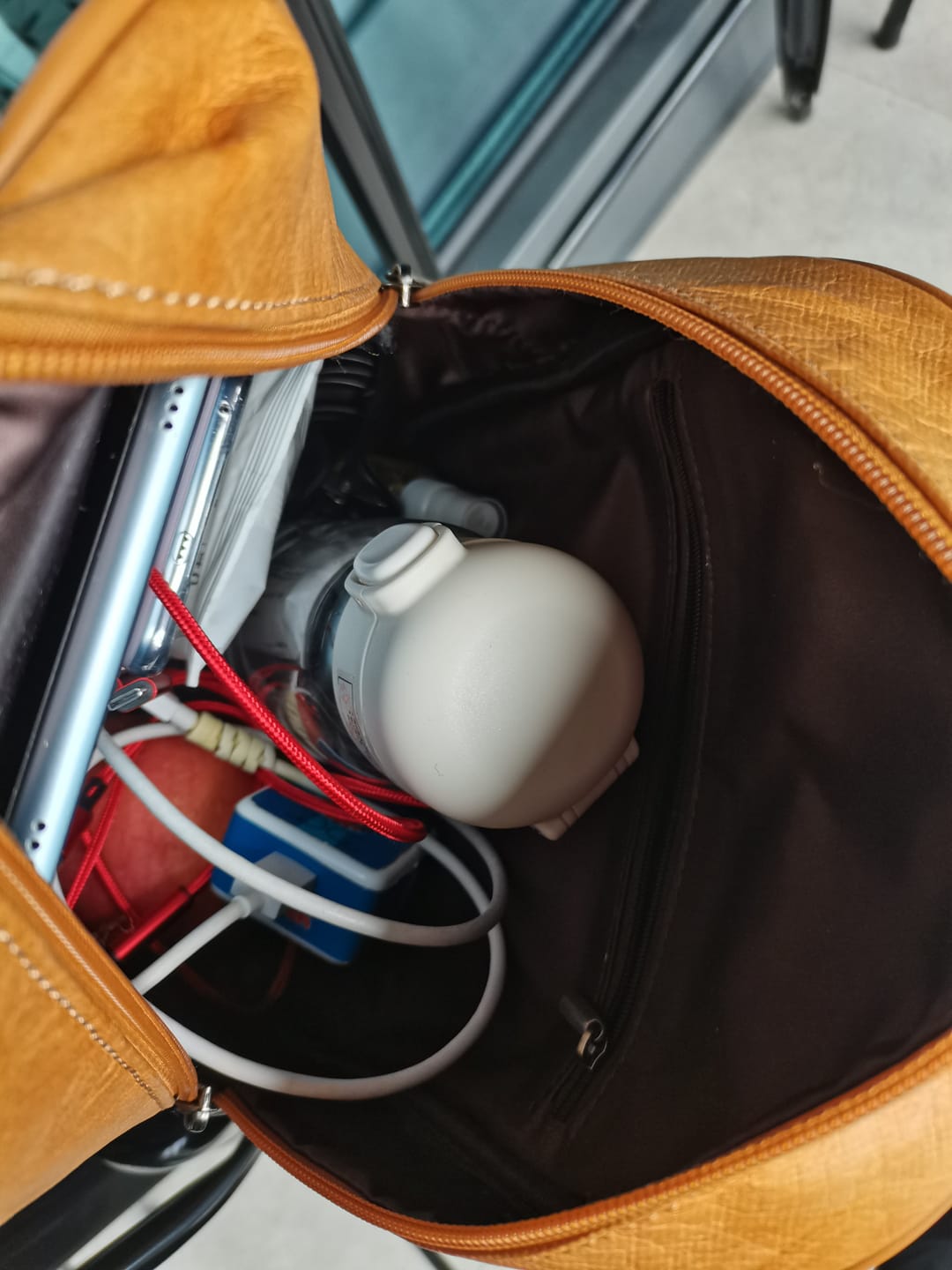 Customer photo review of Evelina Washable Paper Mini Backpack