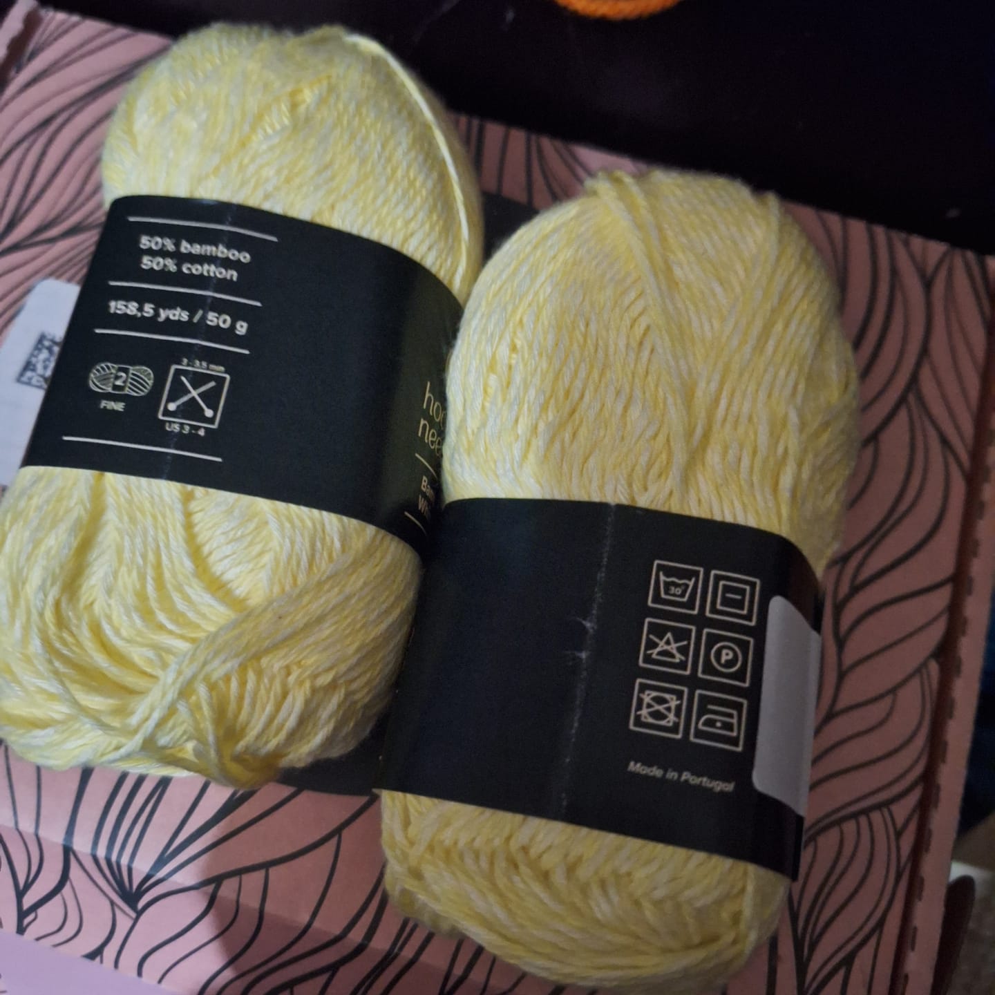 Customer photo review of Extra 2 Mystery Balls of Yarn