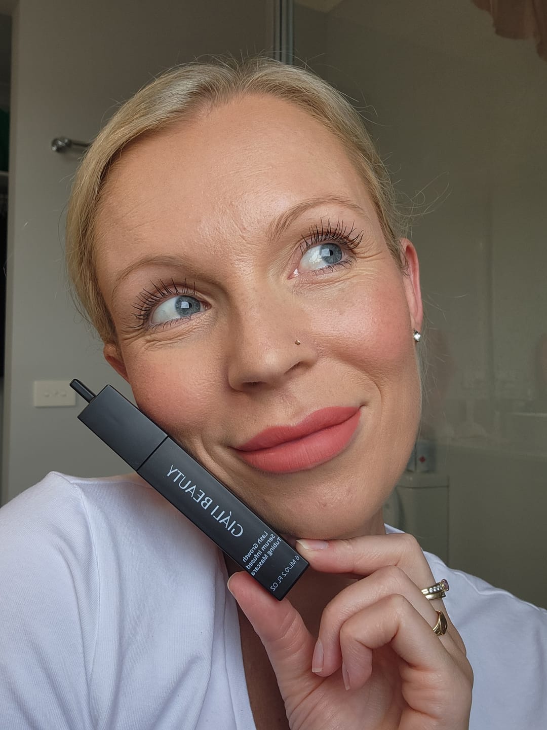 Customer photo review of Lash Growth Serum Infused Tubing Mascara – Giali Beauty