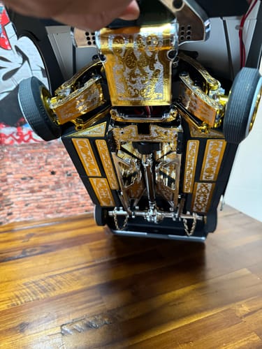 Customer photo review of 2 Tone engraved decals (Pre assembled)