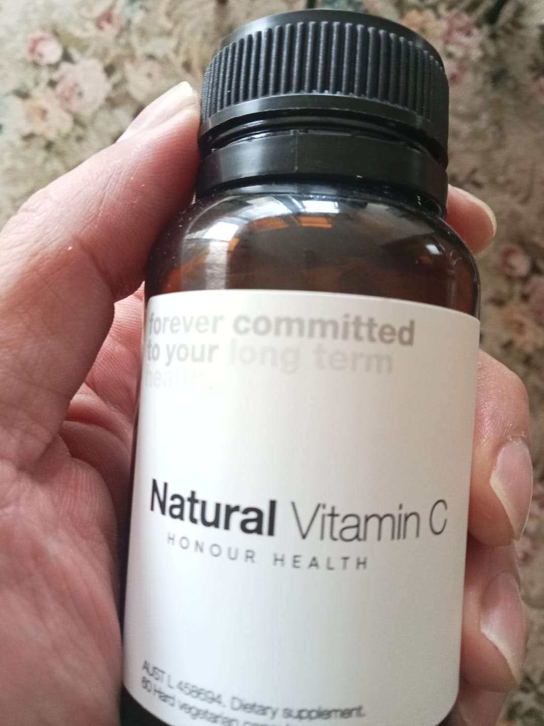 Customer photo review of Natural Vitamin C - 60 Capsules