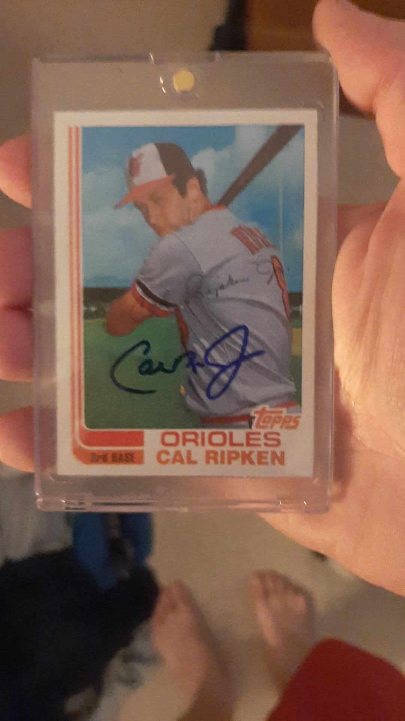 Customer photo review of Cal Ripken Jr Autograph Signing