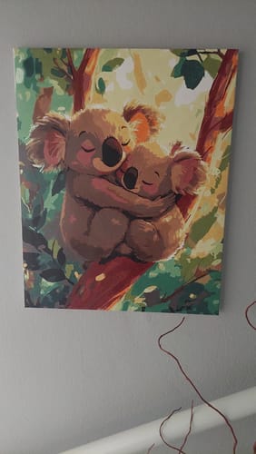 Customer photo review of Malen nach Zahlen -  2 süße Koalas