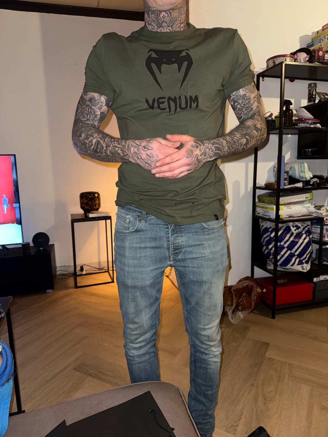 Customer photo review of Venum T-Shirt Classic - Kaki Groen