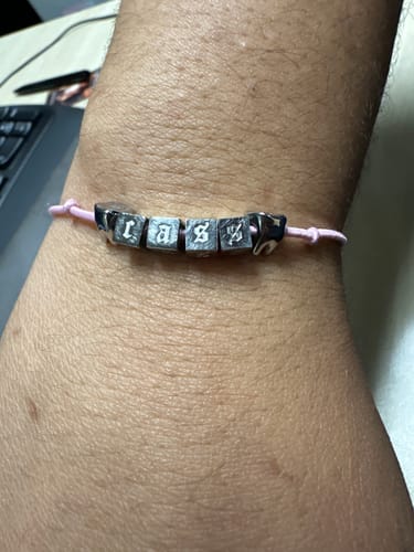 Customer photo review of CUSTOM FRIENDSHIP CHARMS