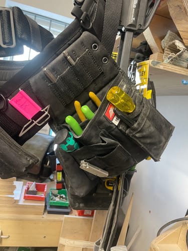 Customer photo review of DiamondBack Toolbelts | Mazo pouch