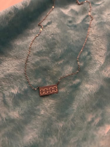 Customer photo review of BTS 00:00 Necklace