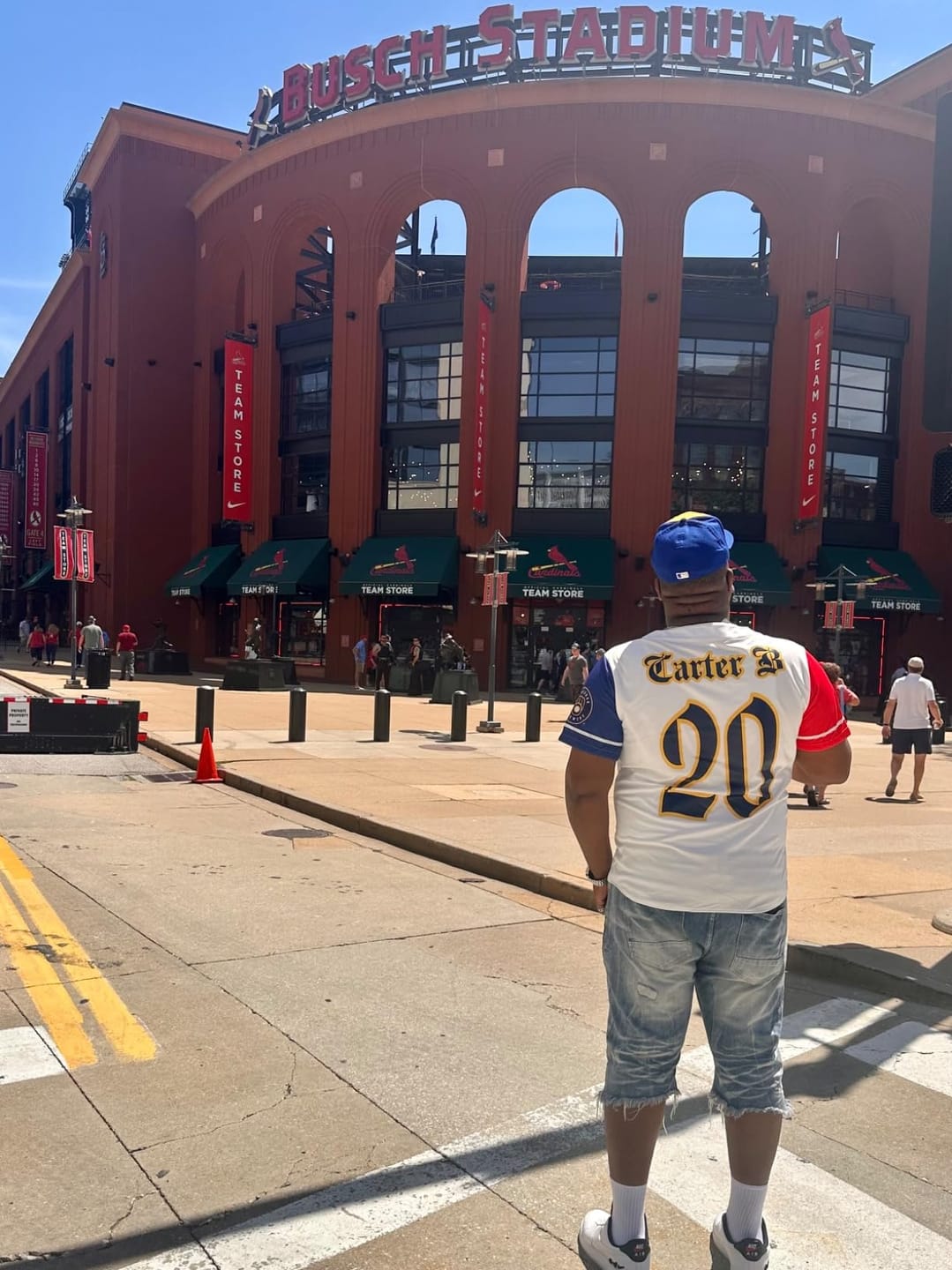 Customer photo review of Custom Baseball Jersey White and Red - Design Your Own