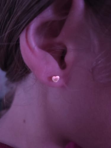 Customer photo review of Tiny Classic Heart
