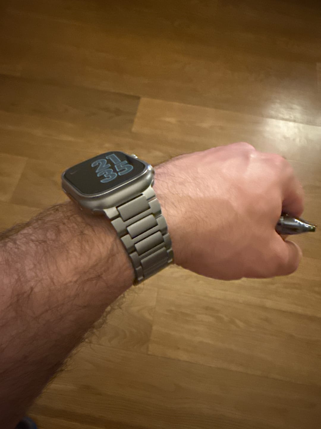 Customer photo review of Titanium Bracelet Pro