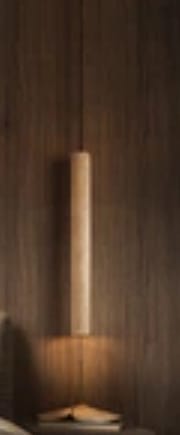 Customer photo review of Beige Natural Travertine Marble Lamp 60313P60