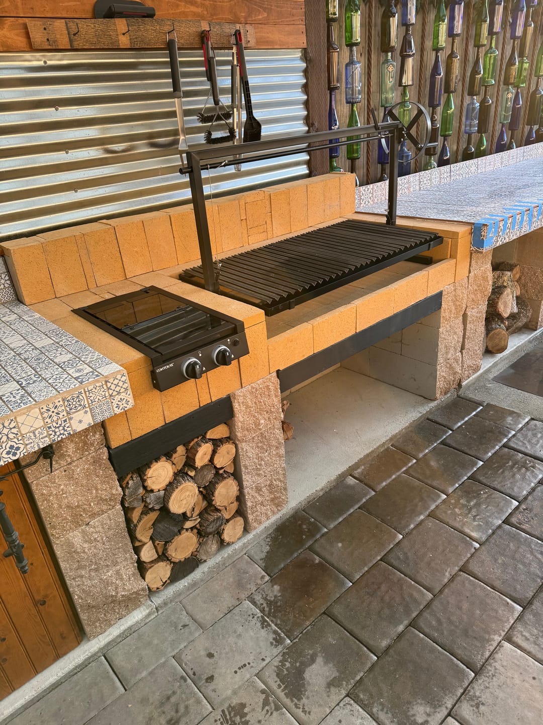 Customer photo review of Santa Maria V-Shaped Grill Grates